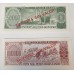 BOLIVIA 1984 . FIVE THOUSAND 5,000 - ONE HUNDRED THOUSAND 100,000,000 PESOS BOLIVIANOS BANKNOTES . SPECIMEN